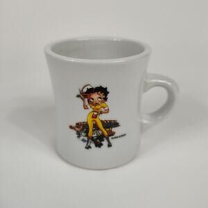 Betty‎ Boop 1995 Vintage Coffee Mug Roller Skates Waitress